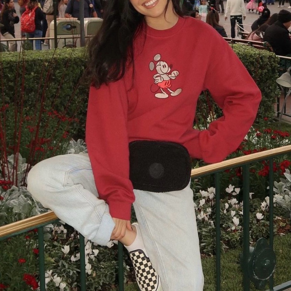 Disney Red Mickey Mouse Sweatshirt